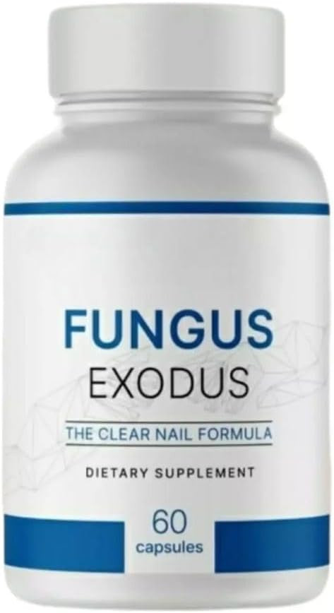 Exodus Pills, Supports Strong Healthy Natural Nails-60 Capsules, Single Pack