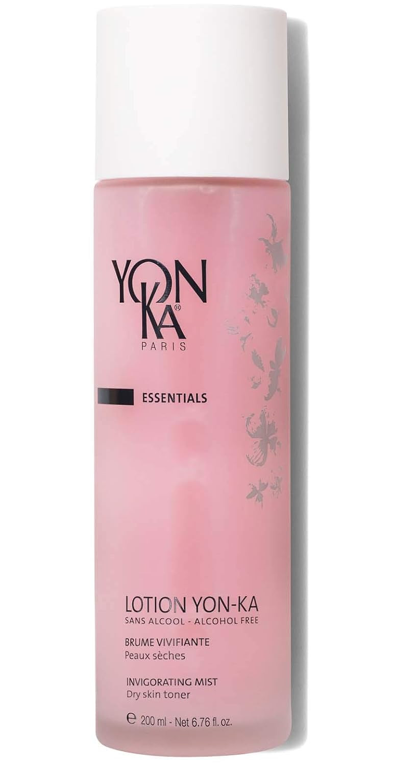 Yon-Ka Lotion PS Hydrating Face Toner (Dry & Sensitive Skin) Daily Face Mist to Refresh and Purify with Quintessence Essential Oils, 6.76 oz