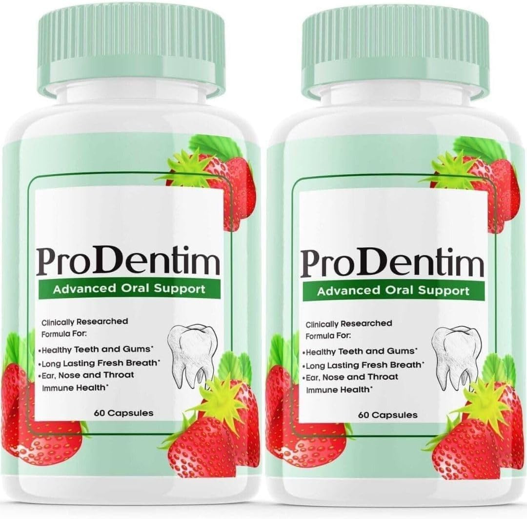 Prodentim Dental Formula for Gums and Teeth Health, 120 Capsules (2-Pack)