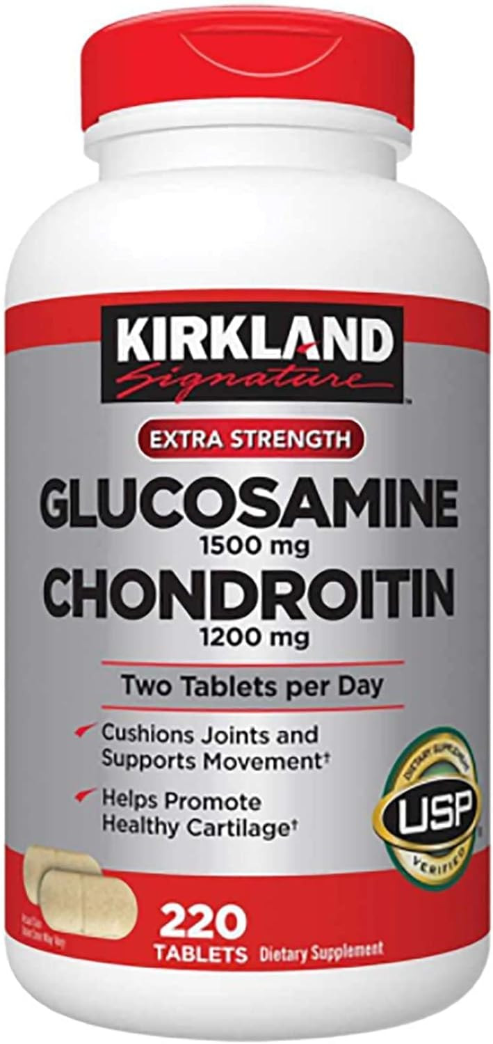 NARBOR Signature Extra Strength Glucosamine 1500mg/Chondroitin 1200mg Sulfate - 220 Tabletss (Pack of 1)
