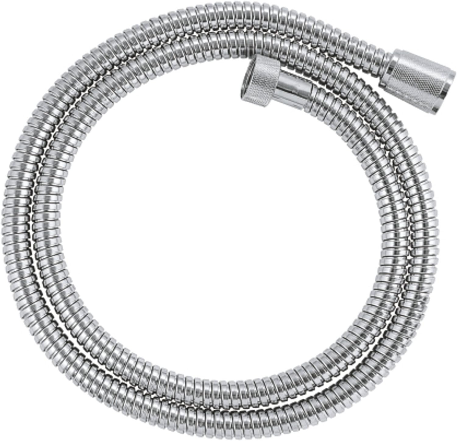 GROHE 28143000 RelexaFlex 59" Metal Longlife Shower Hose, Starlight Chrome