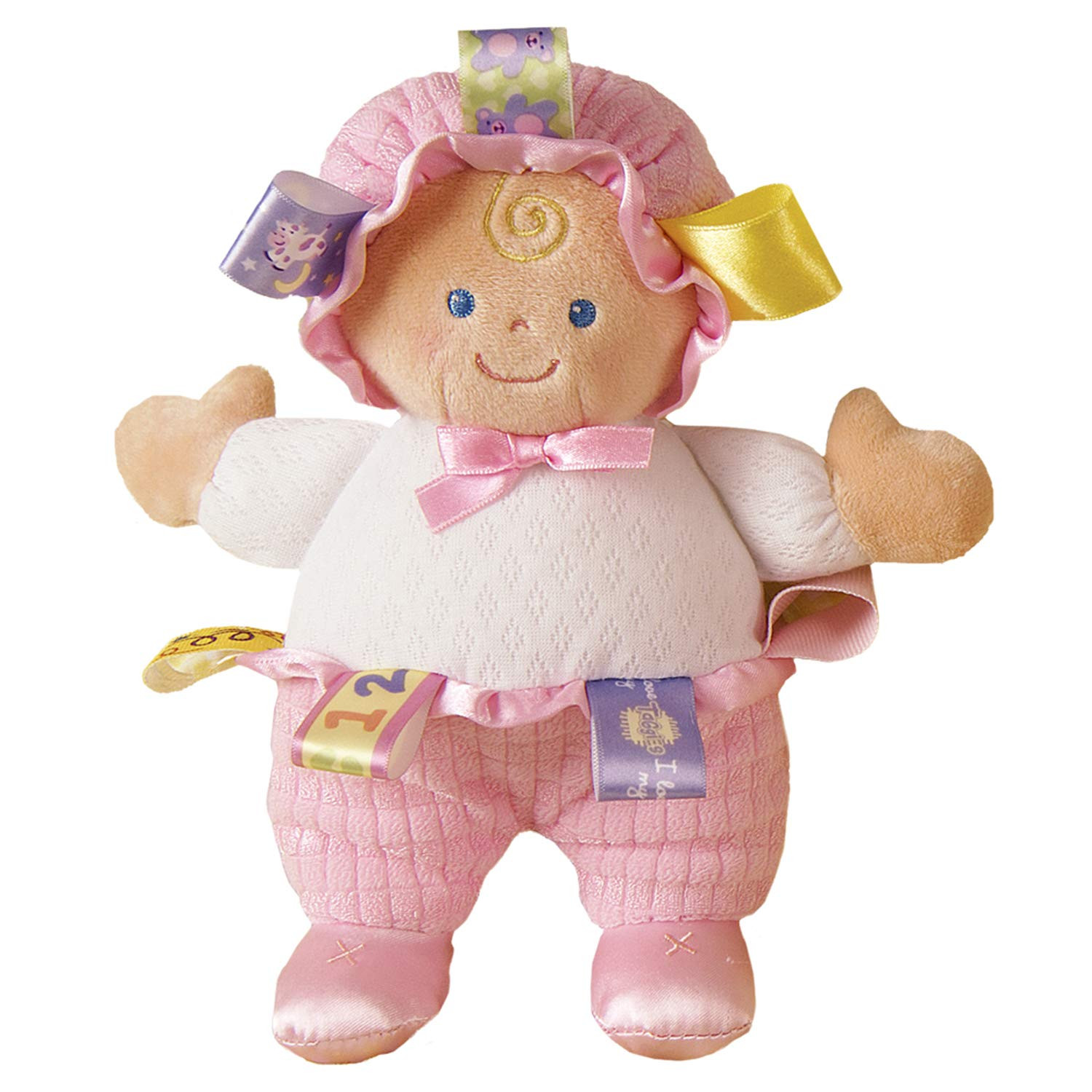 Mary Meyer Taggies Developmental Baby Doll, Pink, 8-InchMary Meyer Taggies Developmental Baby Doll, Pink, 8-Inch