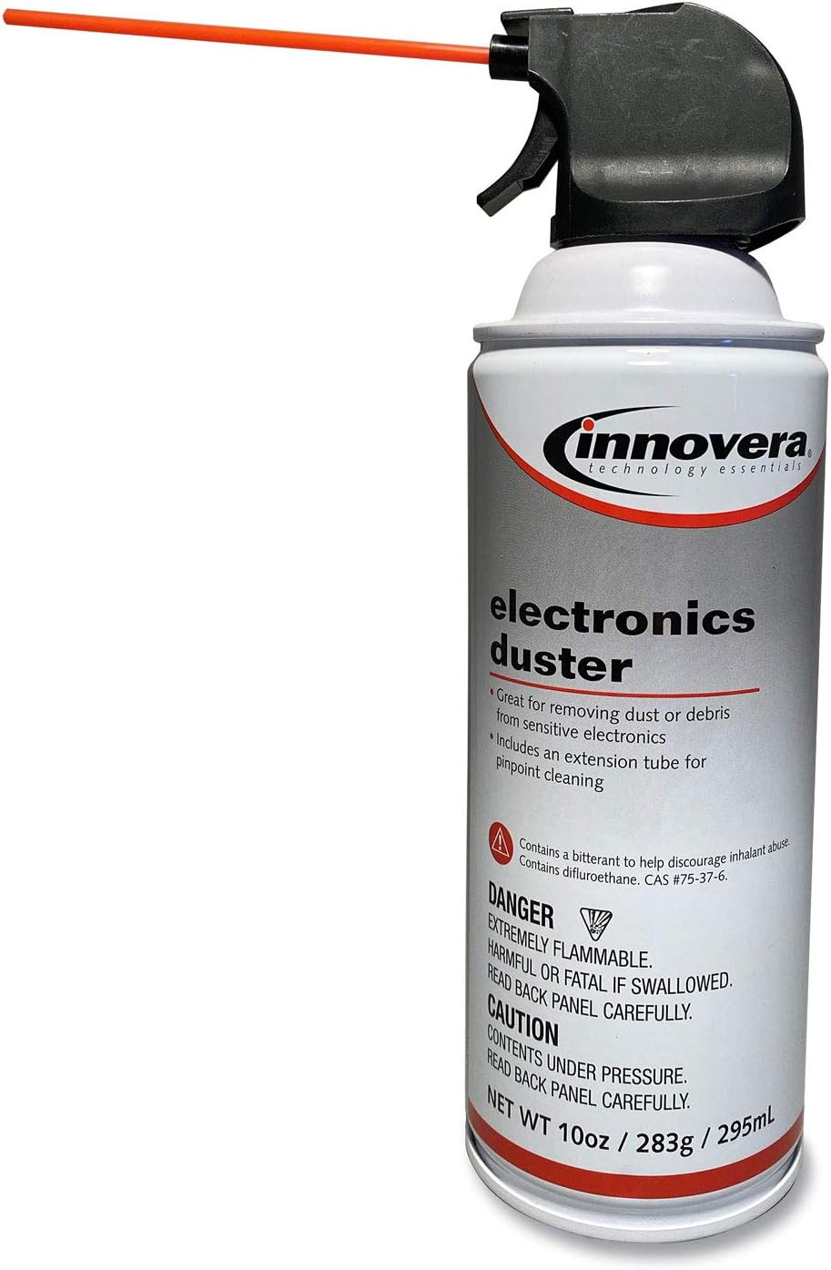 Innovera Compressed Air Duster Cleaner, 10 Oz Can, 2/Pack