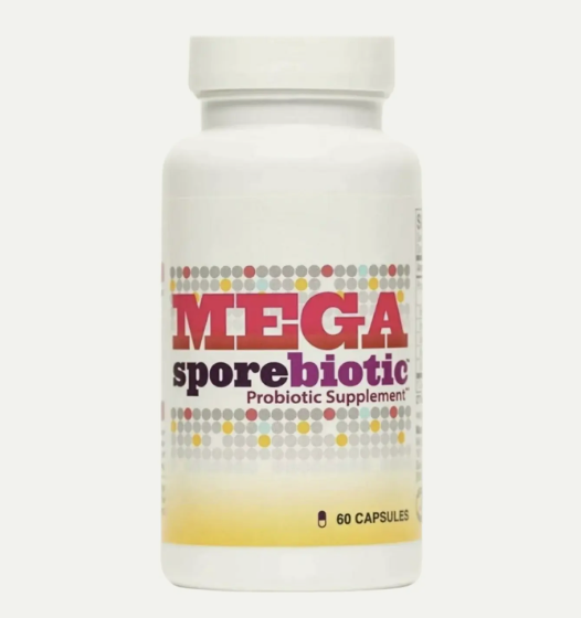 Advanced Mega-Sporebiotic Probiotic Blend: Bacillus Coagulans & Bacillus Subtilis for Enhanced Digestive Health and Immune Support, 60 Capsules
